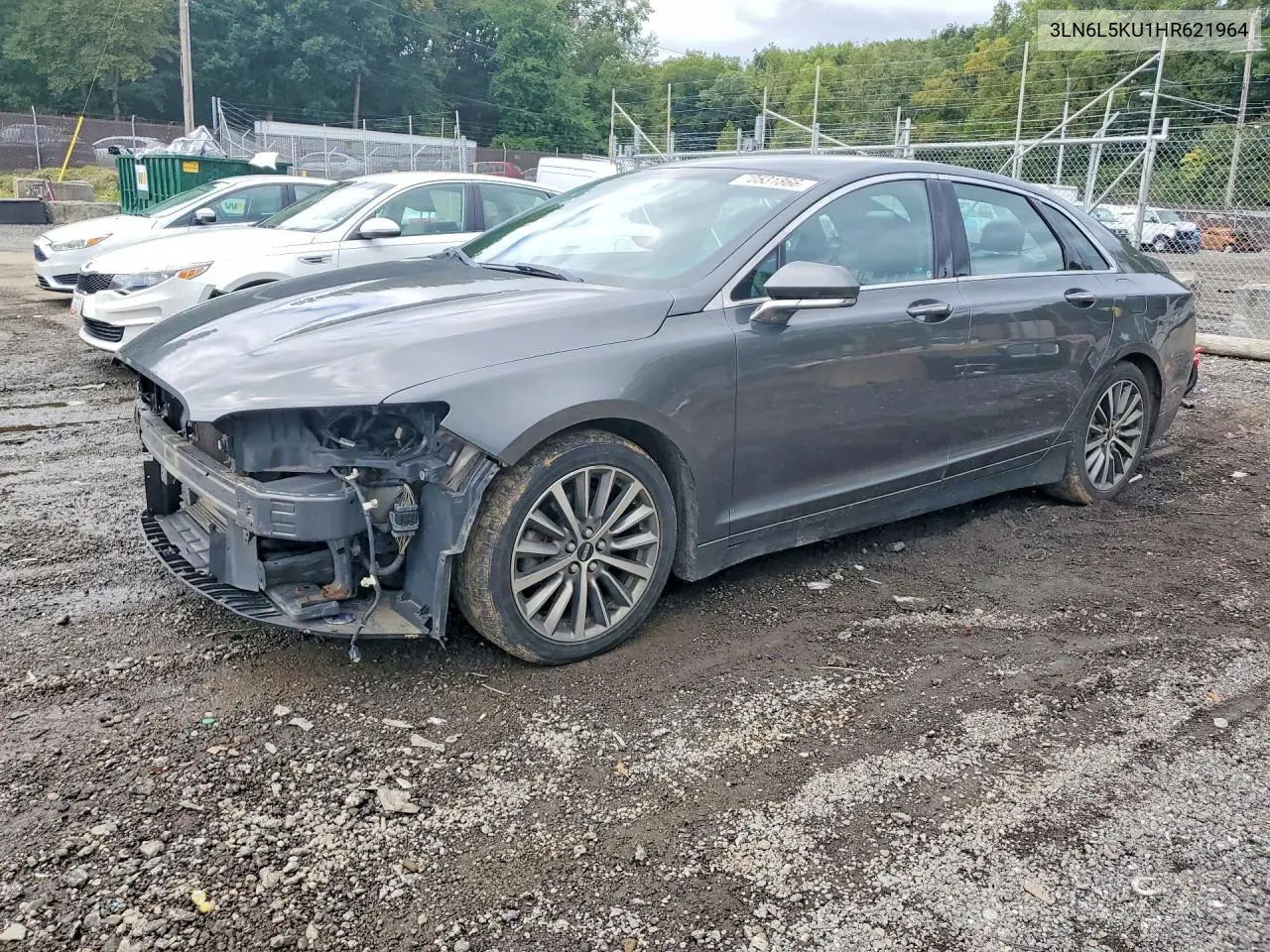 LINCOLN MKZ 2017, VIN 3LN6L5KU1HR621964