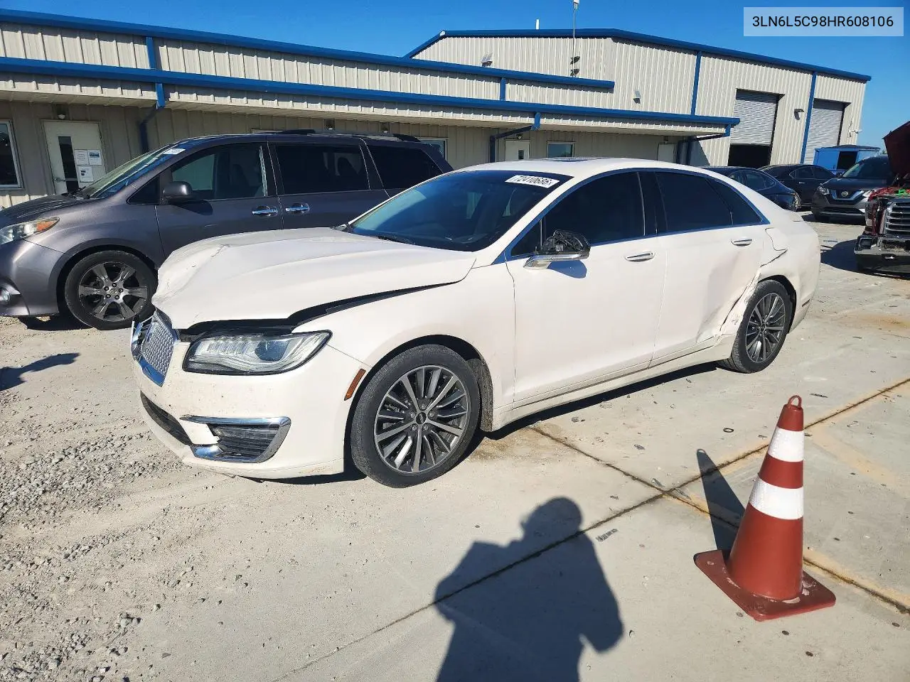LINCOLN MKZ 2017, VIN 3LN6L5C98HR608106