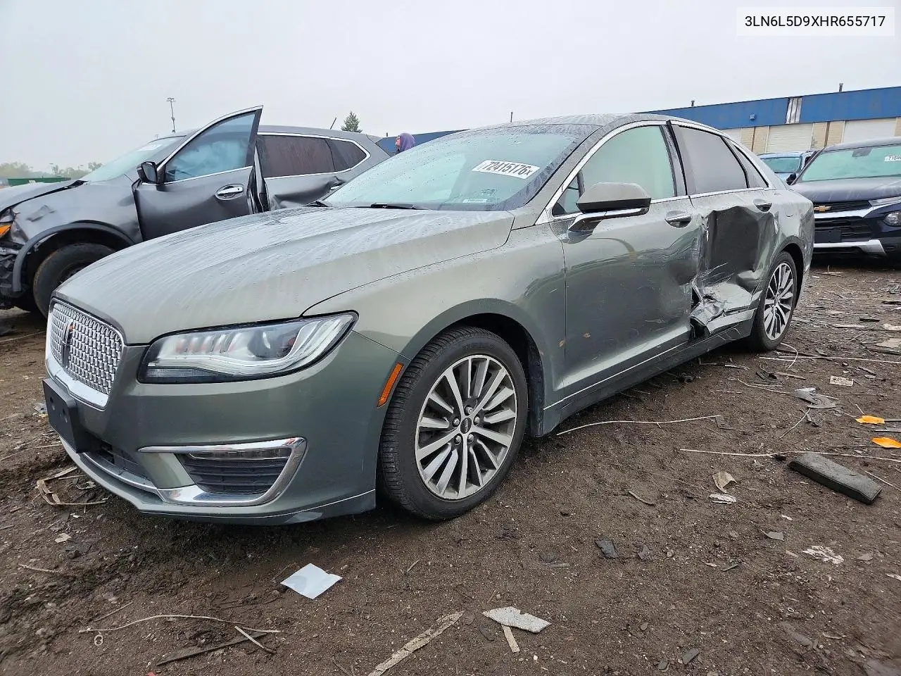 LINCOLN MKZ 2017, VIN 3LN6L5D9XHR655717