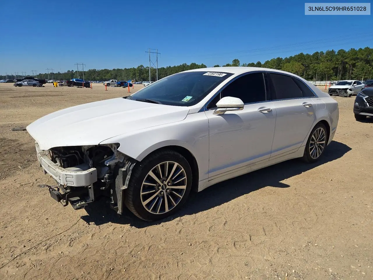 LINCOLN MKZ 2017, VIN 3LN6L5C99HR651028