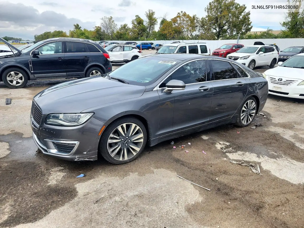 LINCOLN MKZ 2017, VIN 3LN6L5F91HR628080