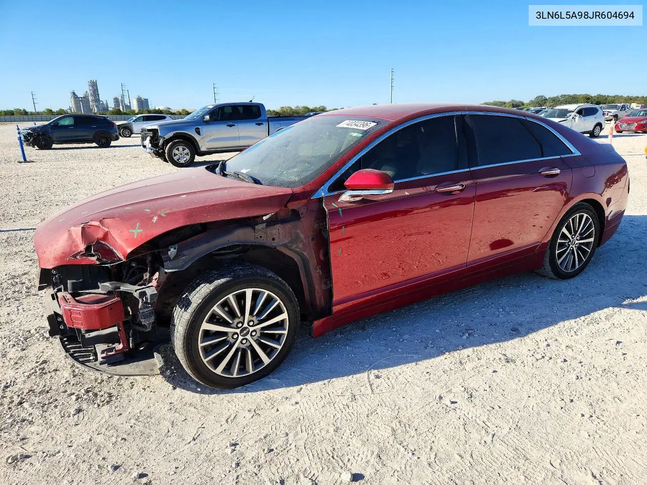 LINCOLN MKZ 2018, VIN 3LN6L5A98JR604694