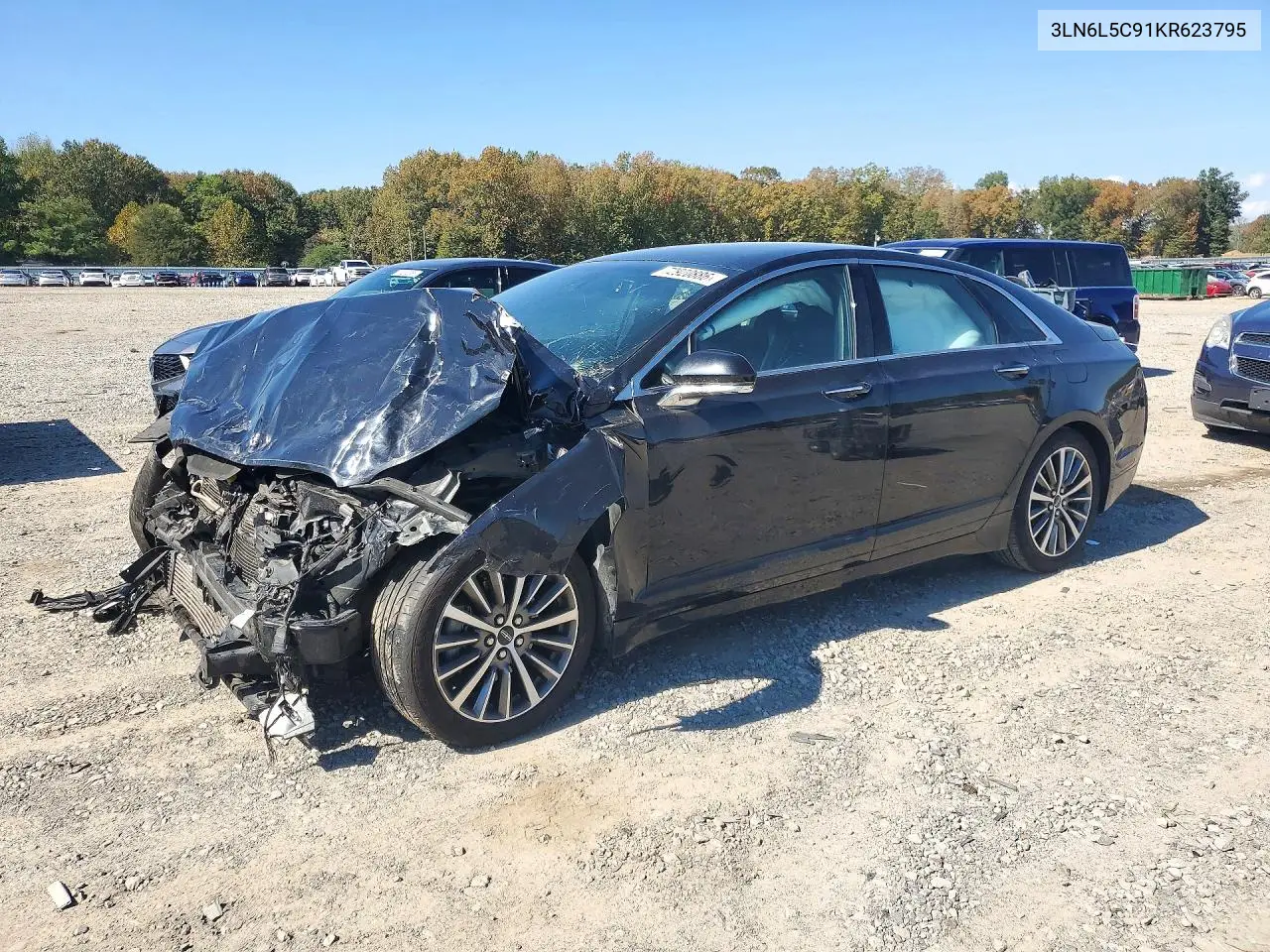 LINCOLN MKZ 2019, VIN 3LN6L5C91KR623795