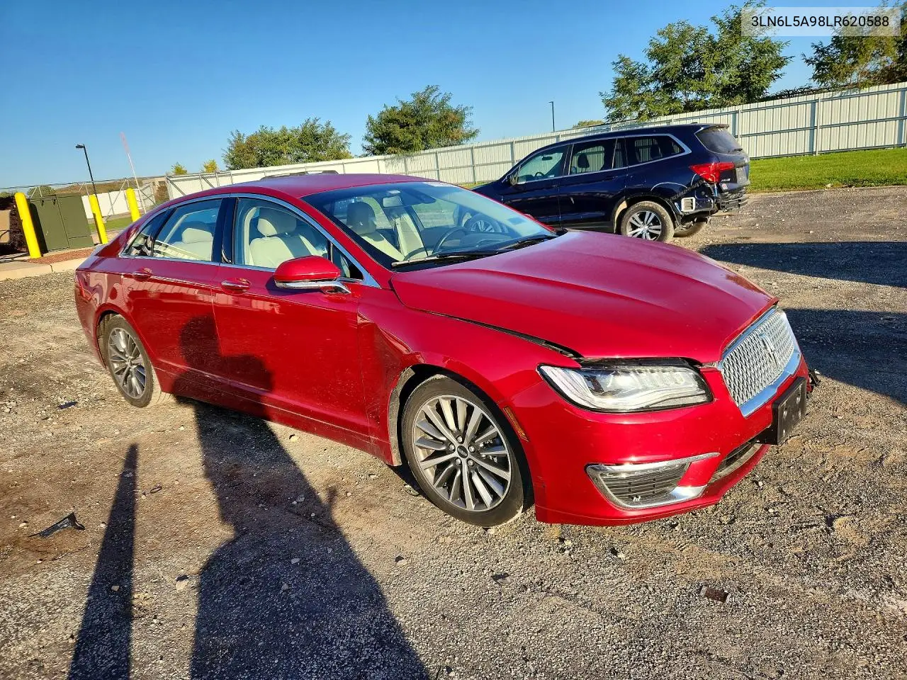 2020 LINCOLN MKZ VIN 3LN6L5A98LR620588 — фото 4