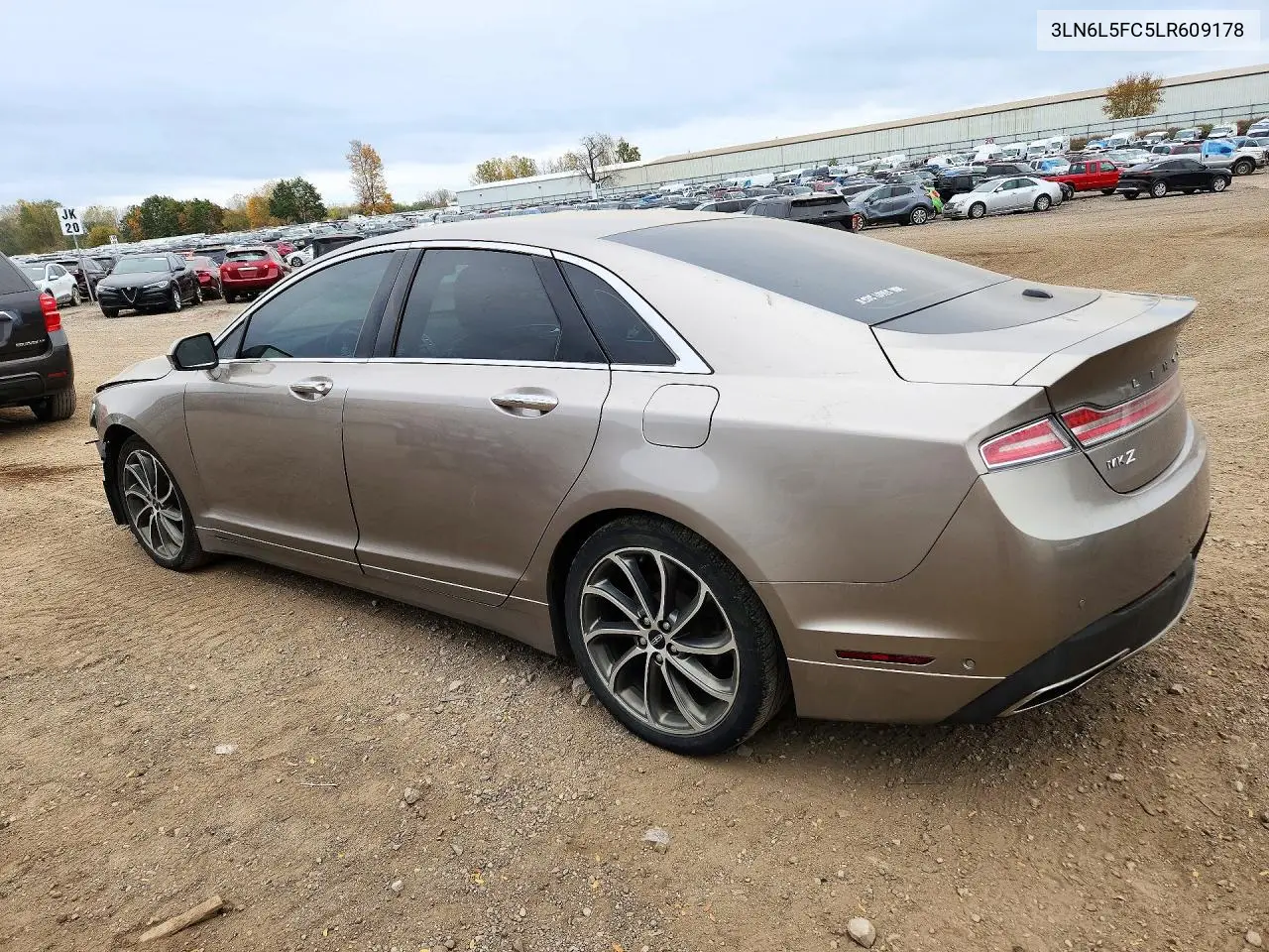 2020 LINCOLN MKZ VIN 3LN6L5FC5LR609178 — фото 2