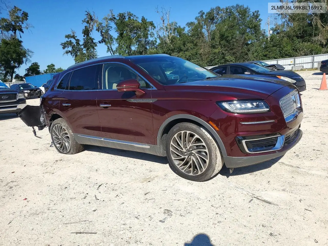 2019 LINCOLN NAUTILUS VIN 2LMPJ6L99KBL16992 — фото 4