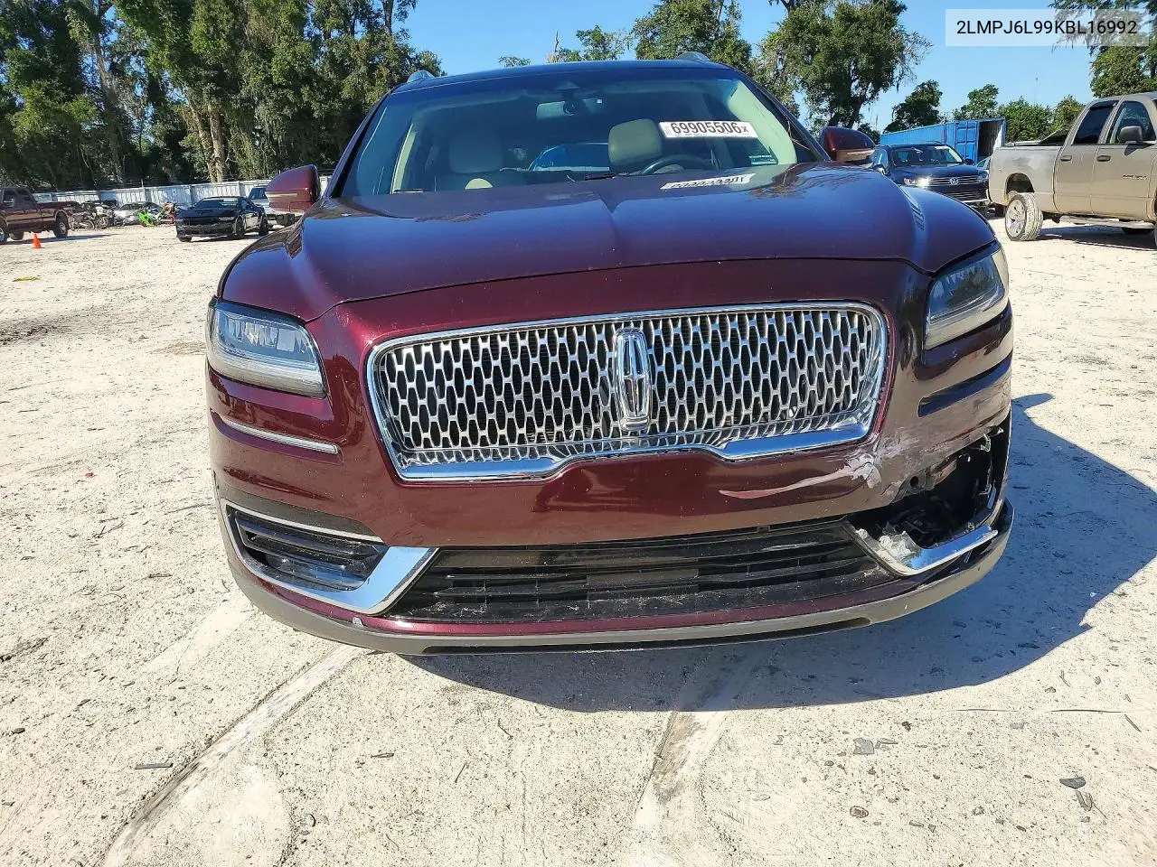 2019 LINCOLN NAUTILUS VIN 2LMPJ6L99KBL16992 — фото 5