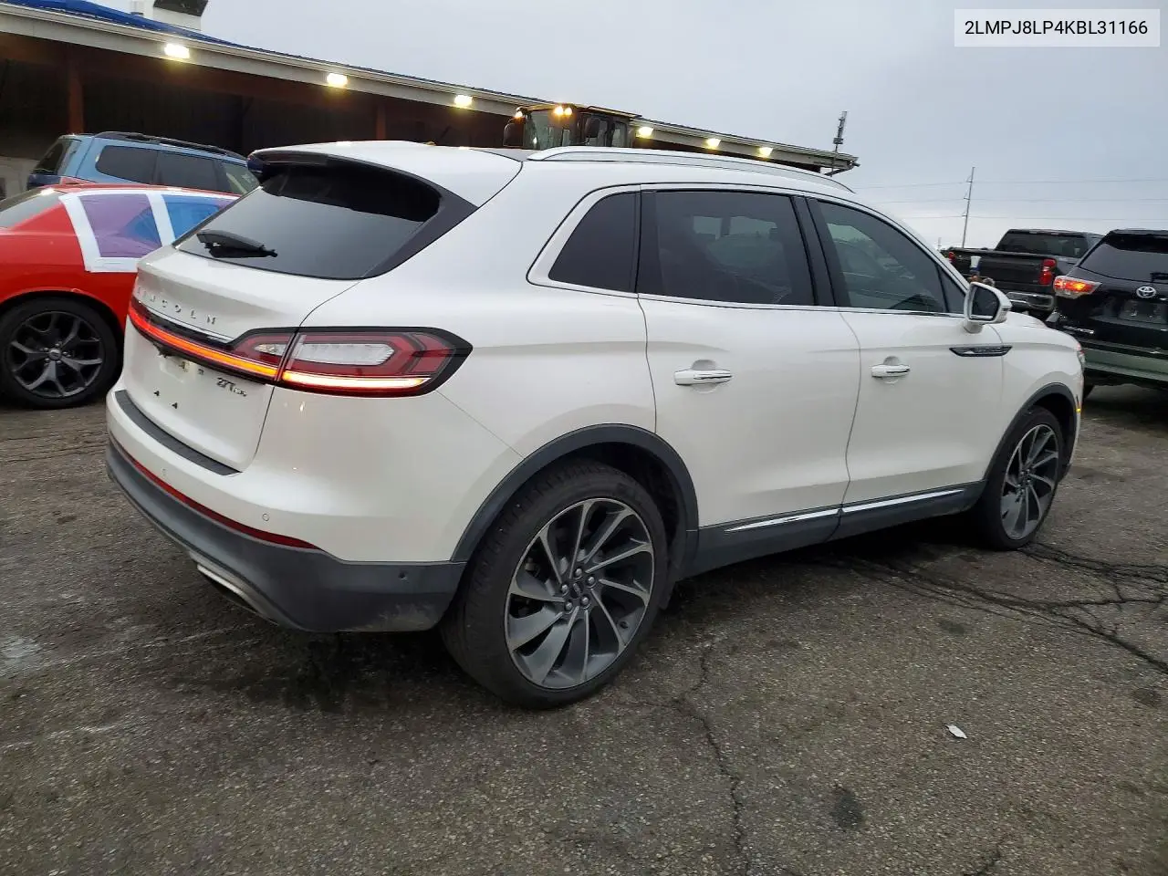 2019 LINCOLN NAUTILUS VIN 2LMPJ8LP4KBL31166 — фото 3
