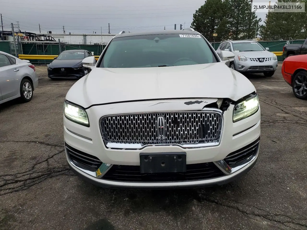 2019 LINCOLN NAUTILUS VIN 2LMPJ8LP4KBL31166 — фото 5