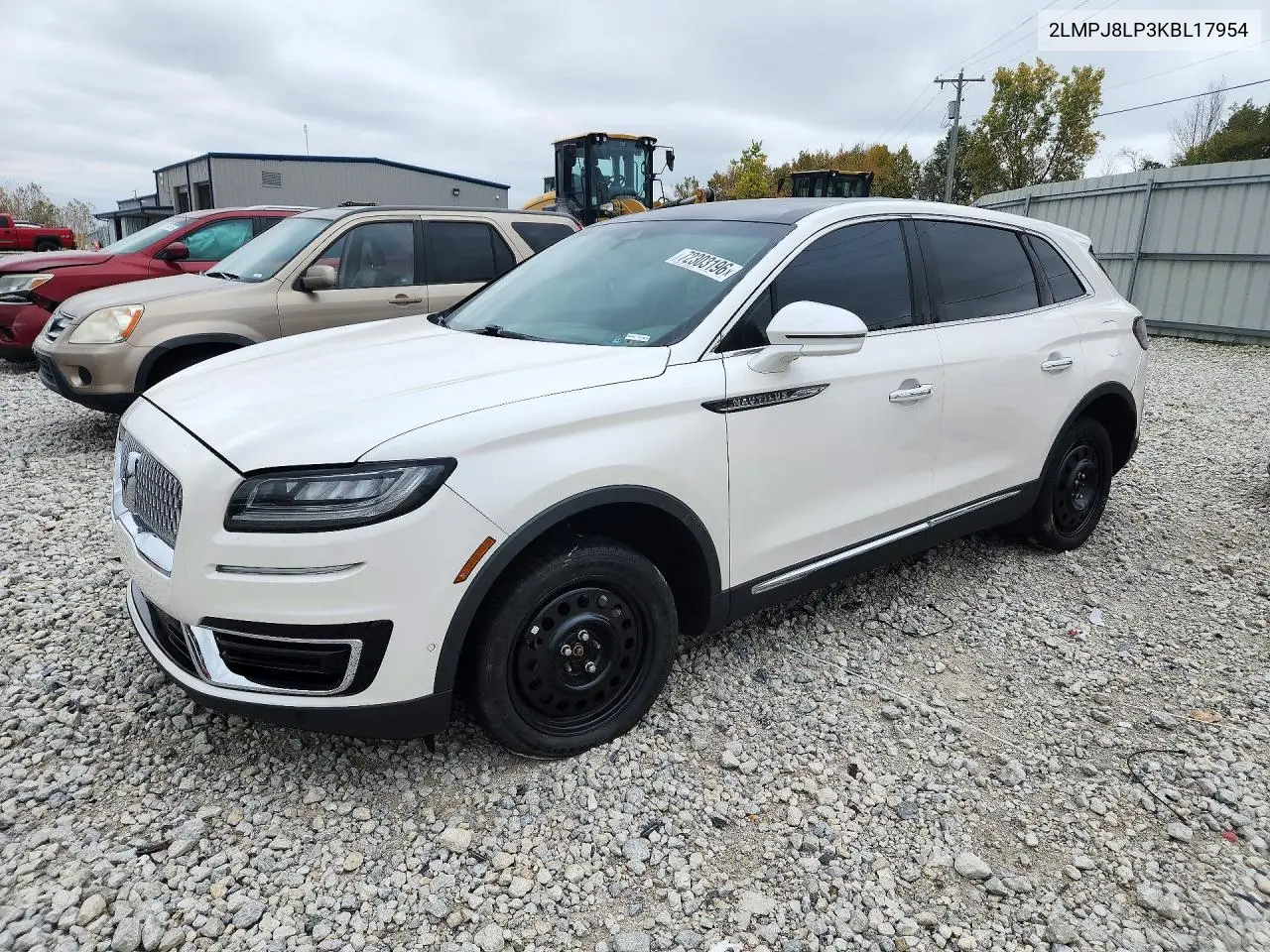 LINCOLN NAUTILUS 2019, VIN 2LMPJ8LP3KBL17954