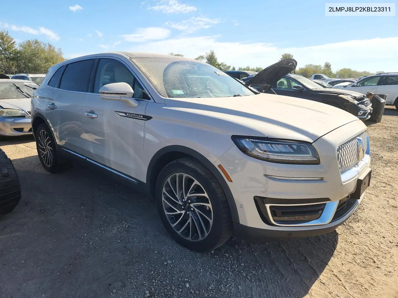 2019 LINCOLN NAUTILUS VIN 2LMPJ8LP2KBL23311 — фото 4