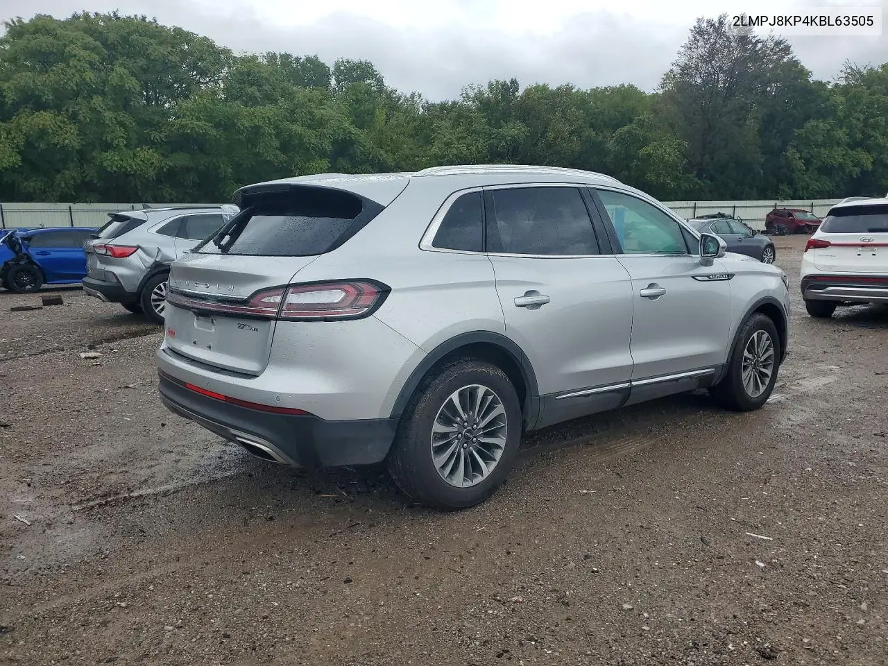 2019 LINCOLN NAUTILUS VIN 2LMPJ8KP4KBL63505 — фото 3