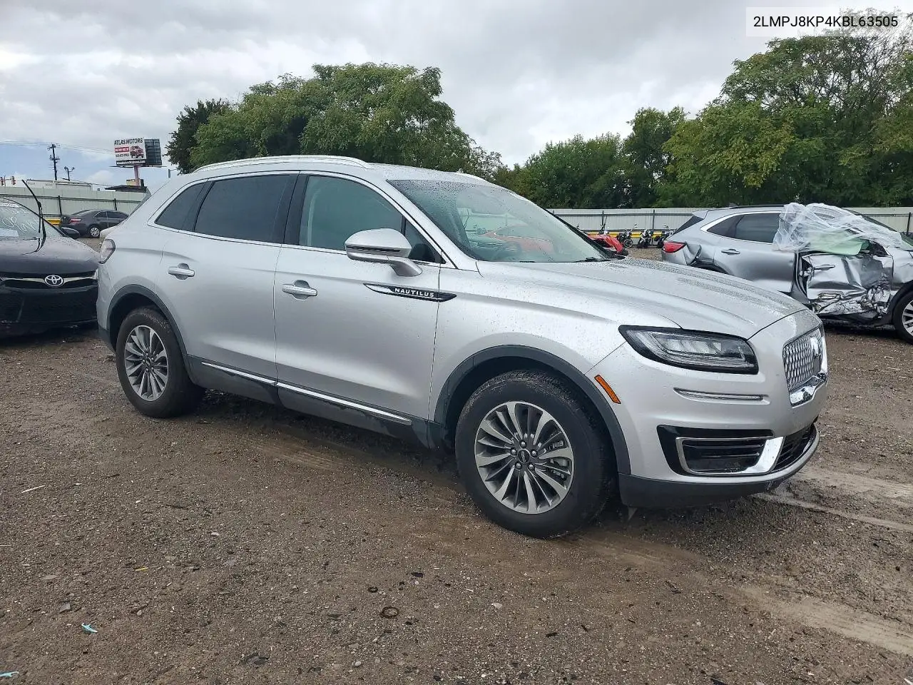 2019 LINCOLN NAUTILUS VIN 2LMPJ8KP4KBL63505 — фото 4