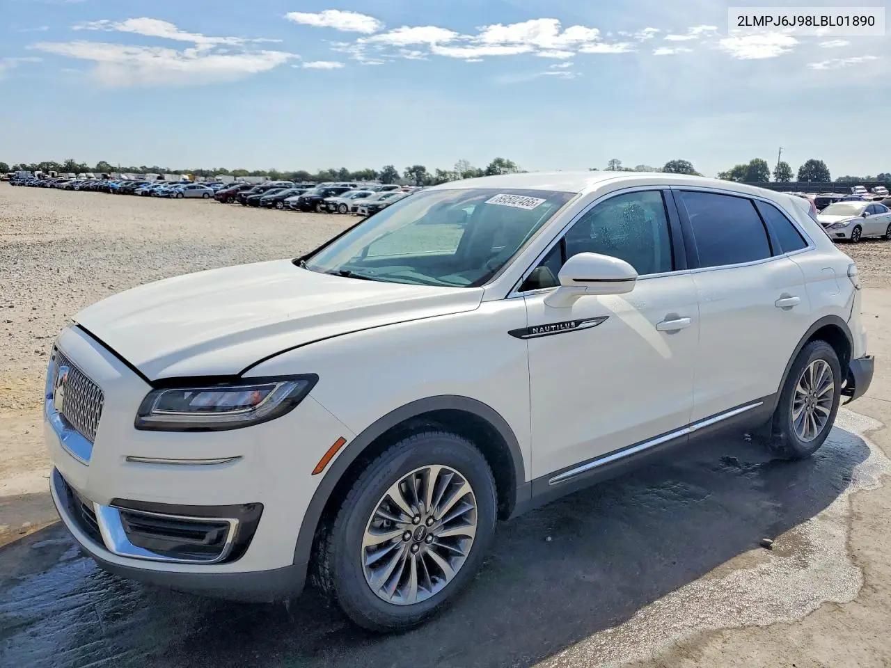 LINCOLN NAUTILUS 2020, VIN 2LMPJ6J98LBL01890