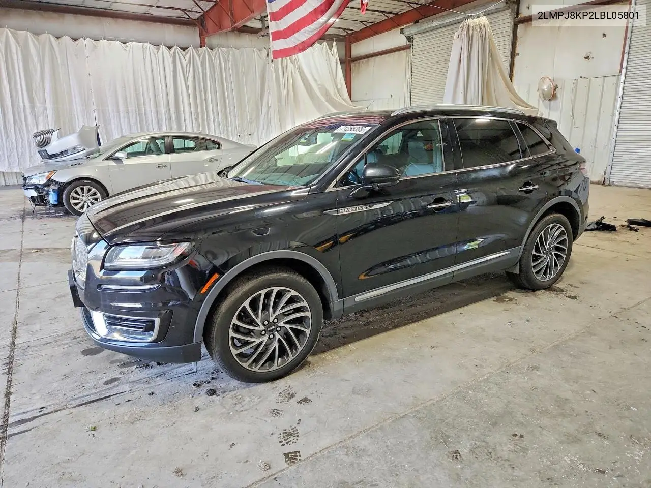 LINCOLN NAUTILUS 2020, VIN 2LMPJ8KP2LBL05801