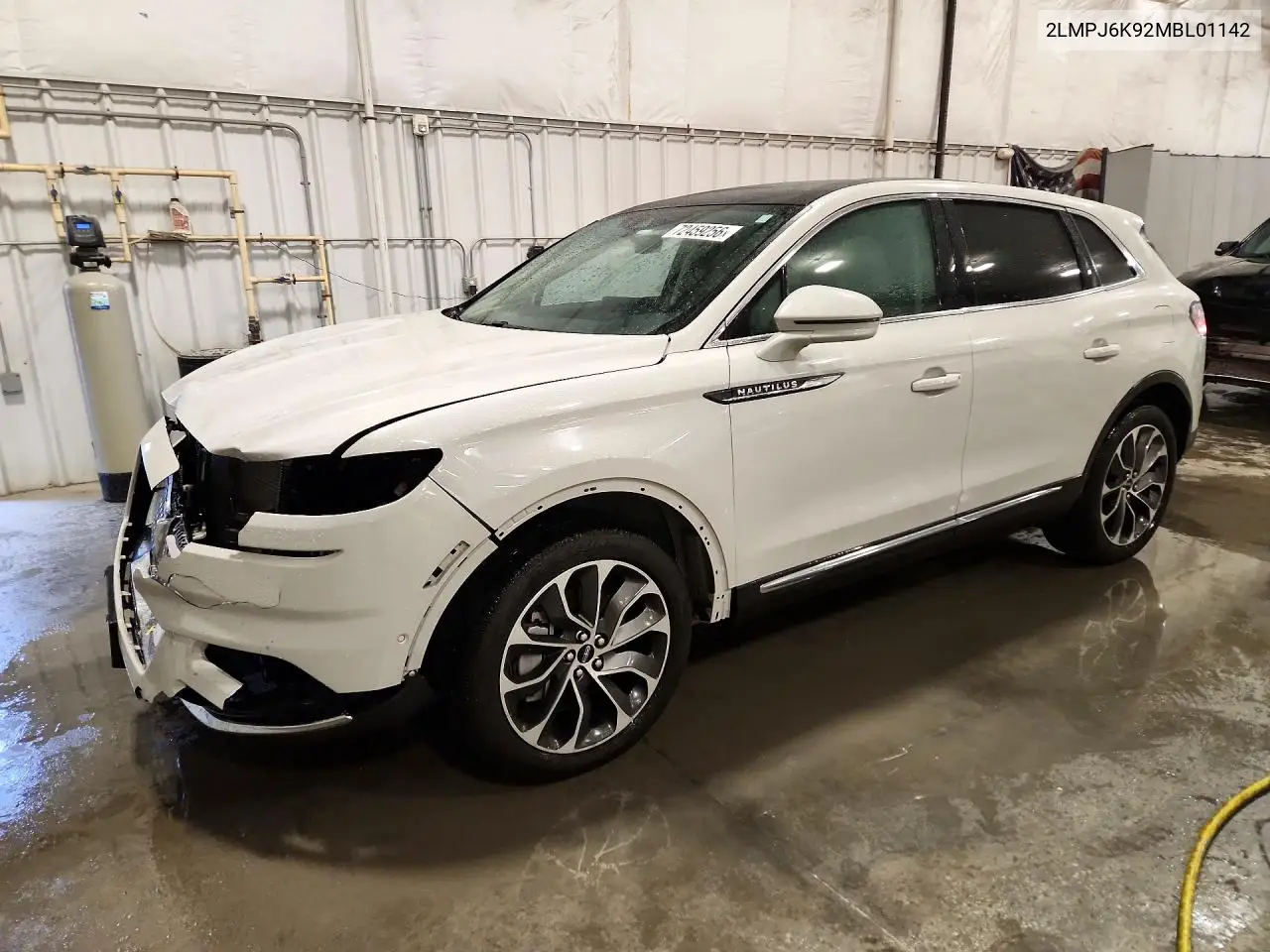 LINCOLN NAUTILUS 2021, VIN 2LMPJ6K92MBL01142