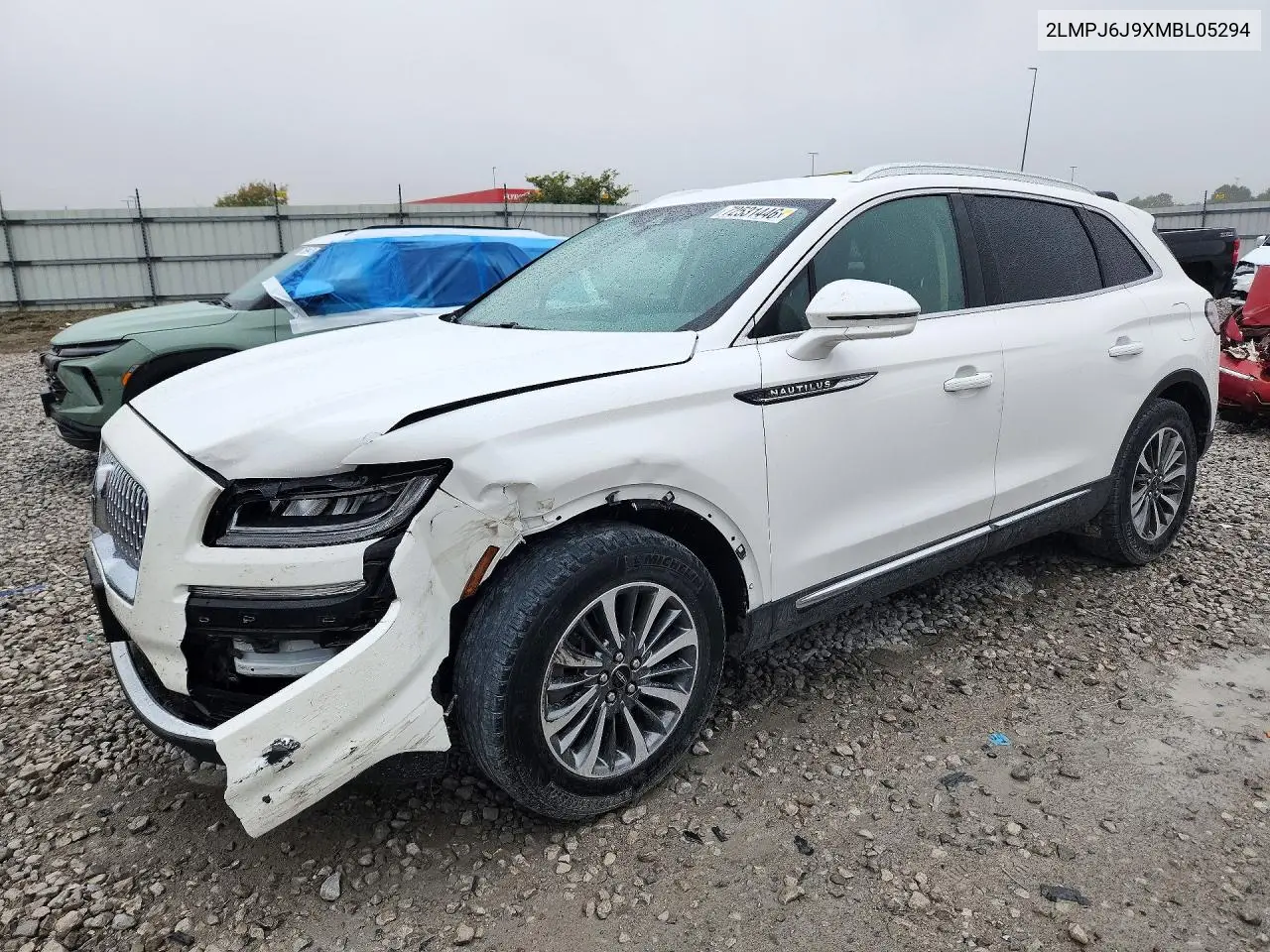 LINCOLN NAUTILUS 2021, VIN 2LMPJ6J9XMBL05294