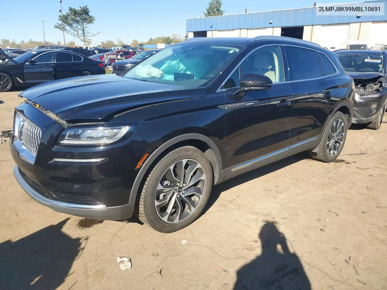 LINCOLN NAUTILUS 2021, VIN 2LMPJ8K99MBL10691