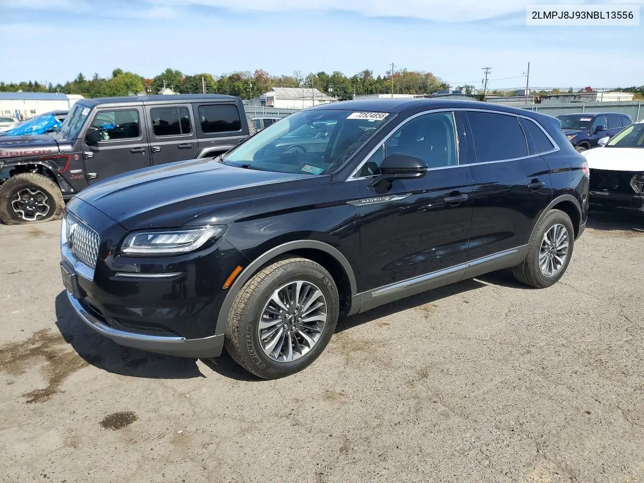 LINCOLN NAUTILUS 2022, VIN 2LMPJ8J93NBL13556