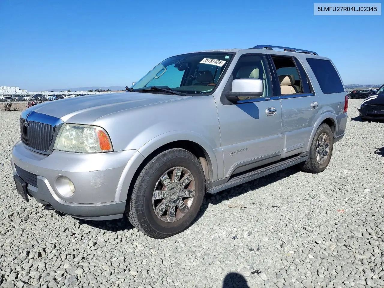 LINCOLN NAVIGATOR 2004, VIN 5LMFU27R04LJ02345