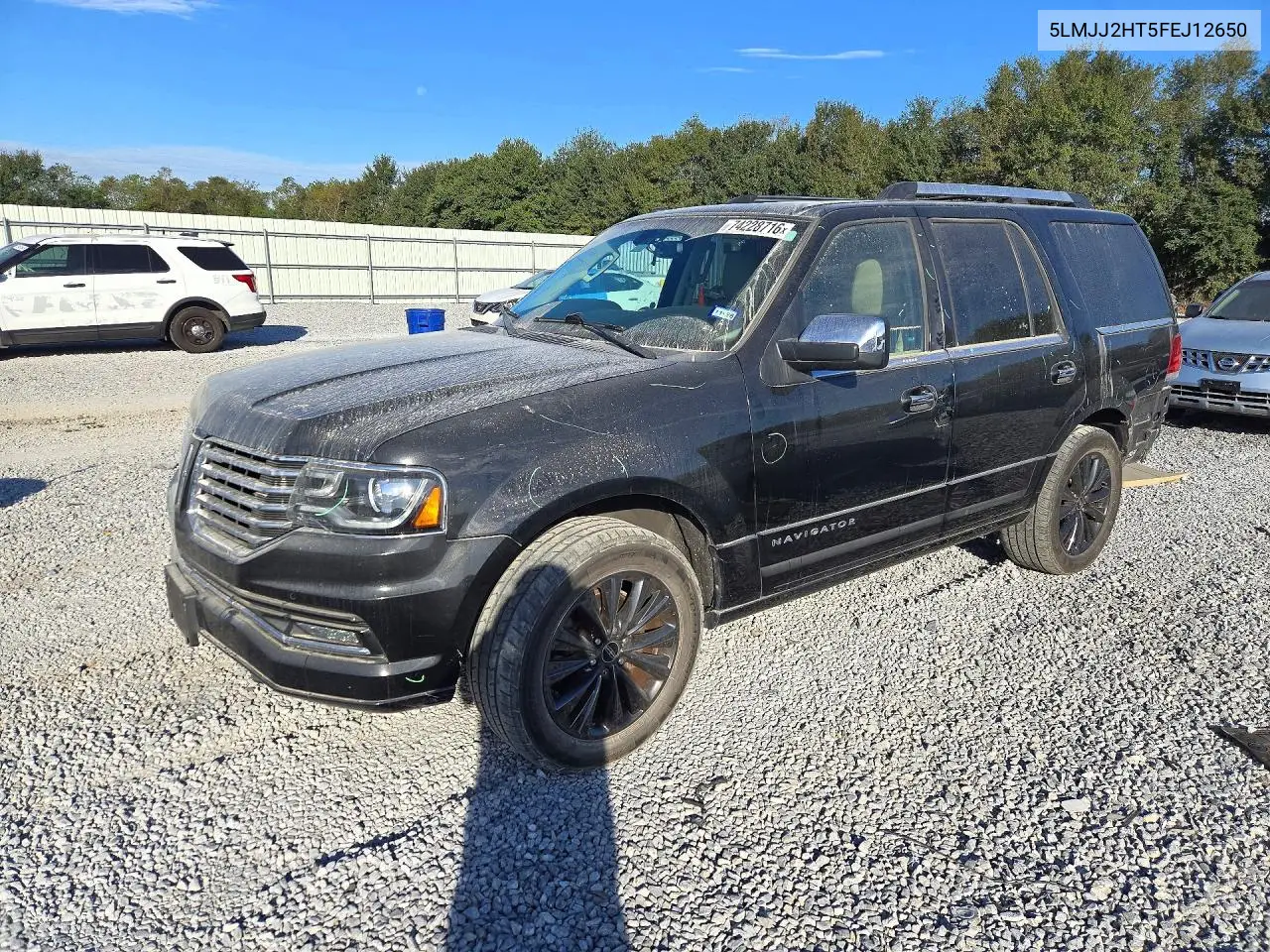 LINCOLN NAVIGATOR 2015, VIN 5LMJJ2HT5FEJ12650