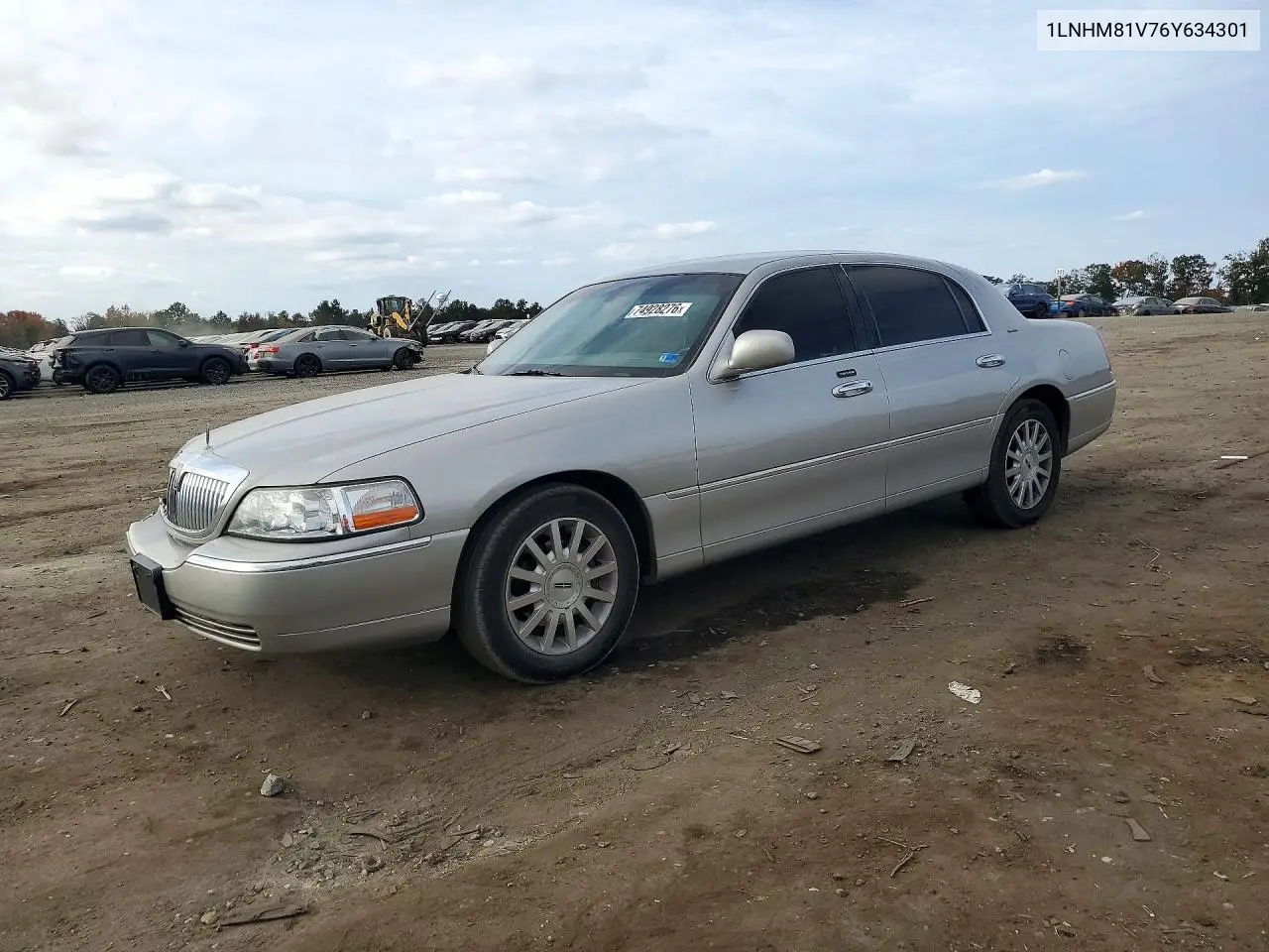 LINCOLN TOWN CAR 2006, VIN 1LNHM81V76Y634301