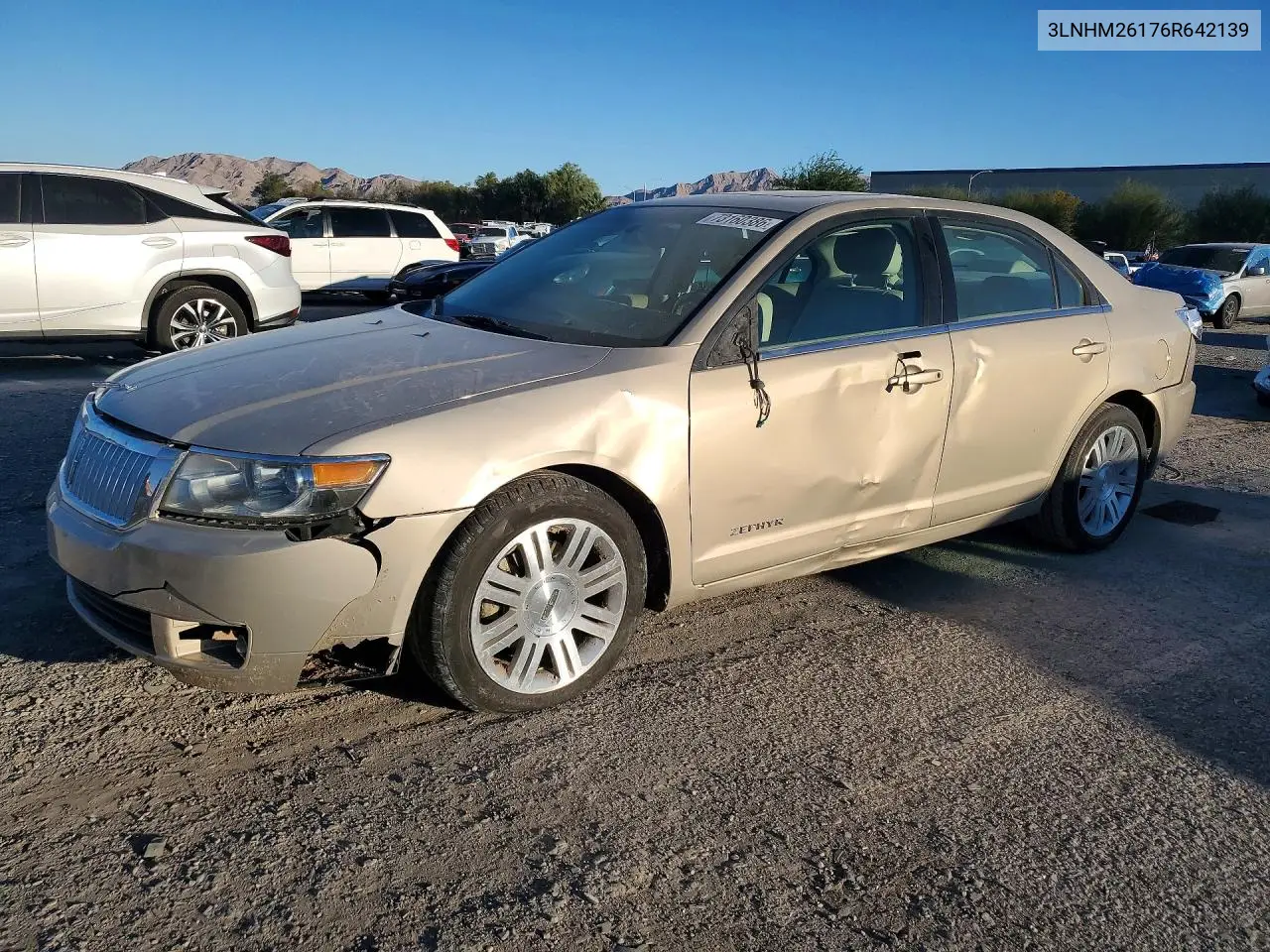 LINCOLN ZEPHYR 2006, VIN 3LNHM26176R642139