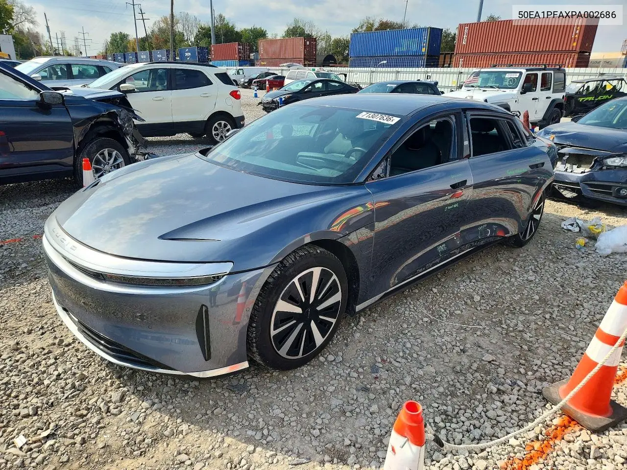 LUCID AIR 2023, VIN 50EA1PFAXPA002686