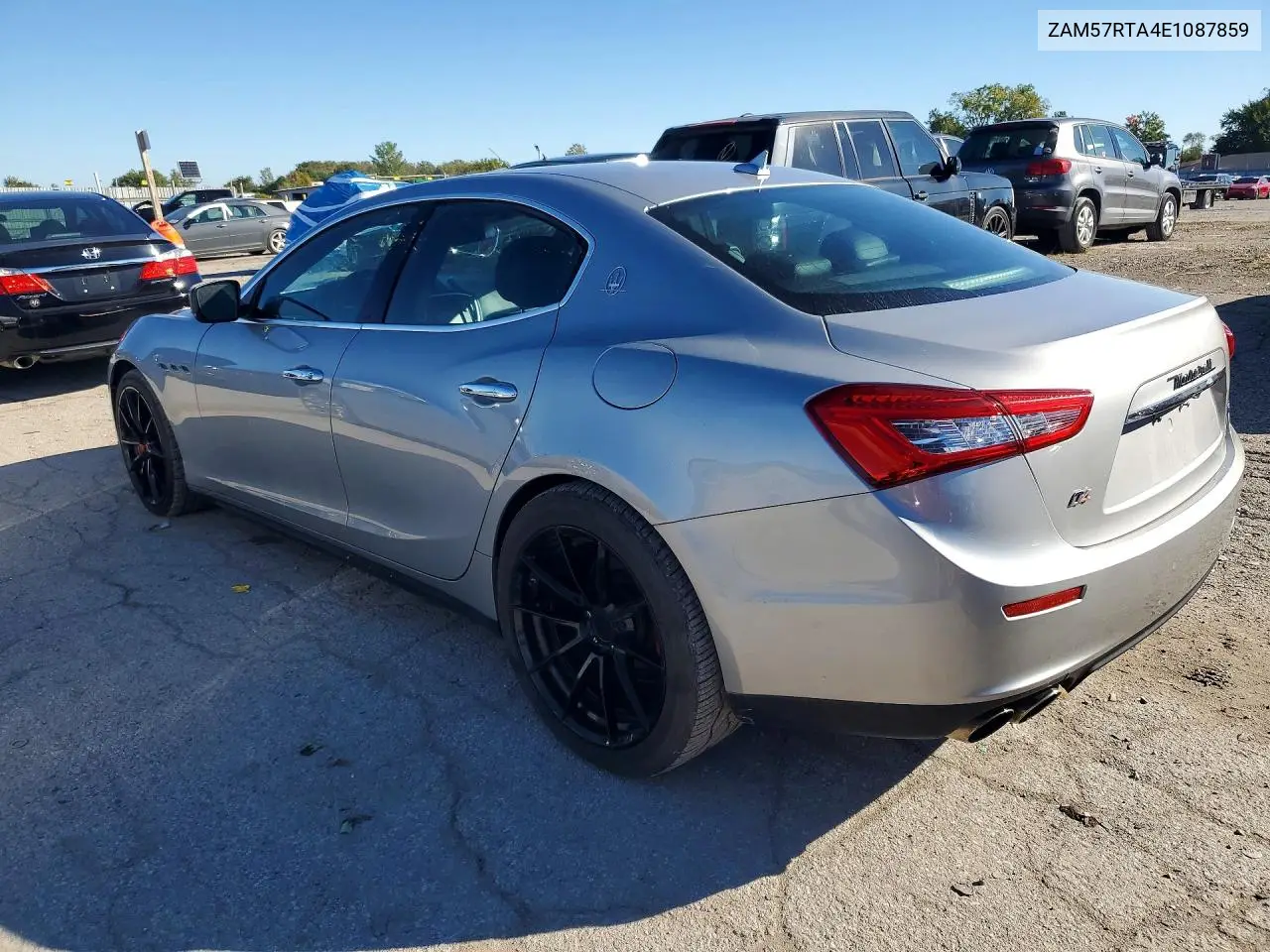 2014 MASERATI GHIBLI VIN ZAM57RTA4E1087859 — фото 2