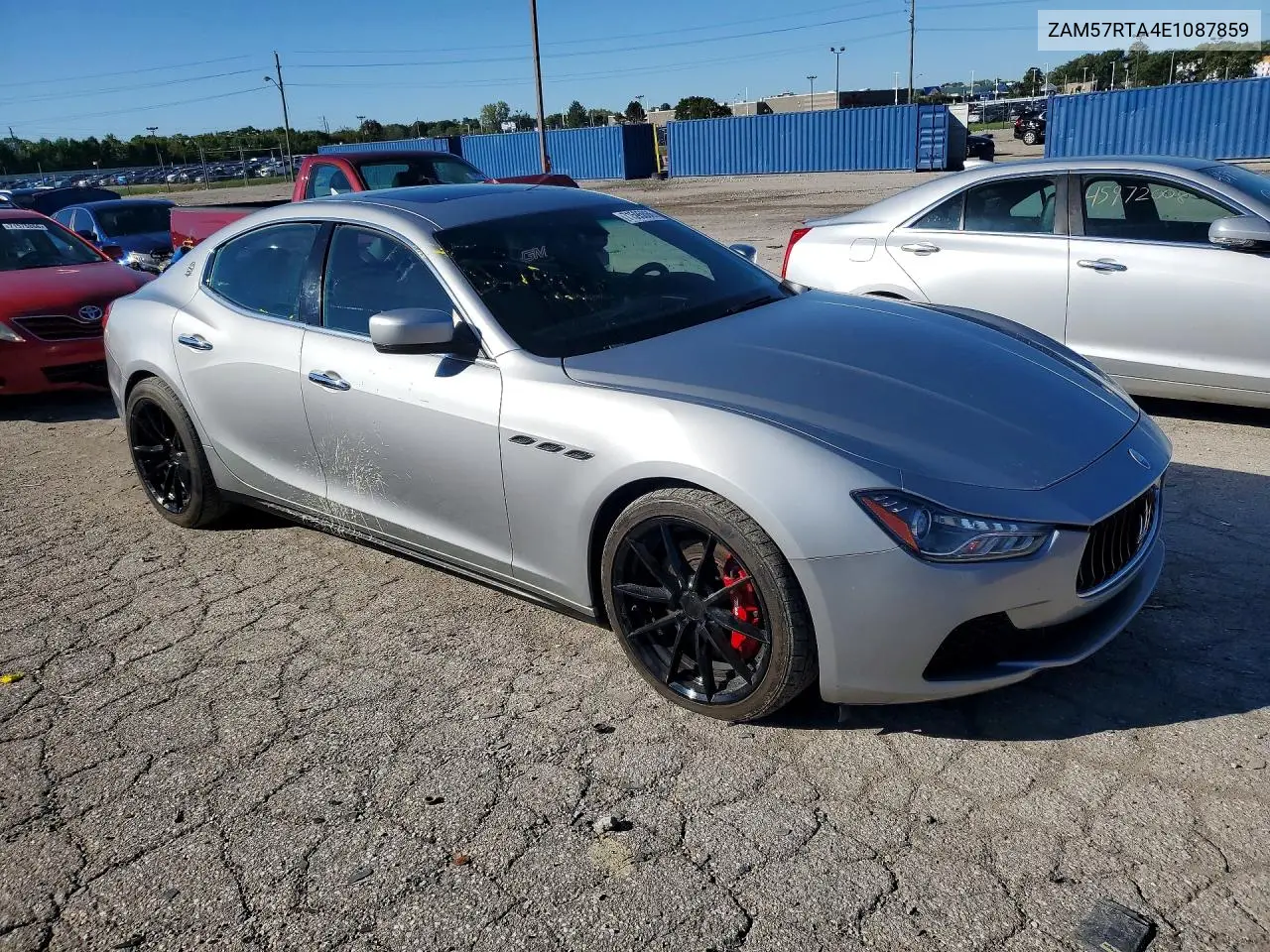 2014 MASERATI GHIBLI VIN ZAM57RTA4E1087859 — фото 4