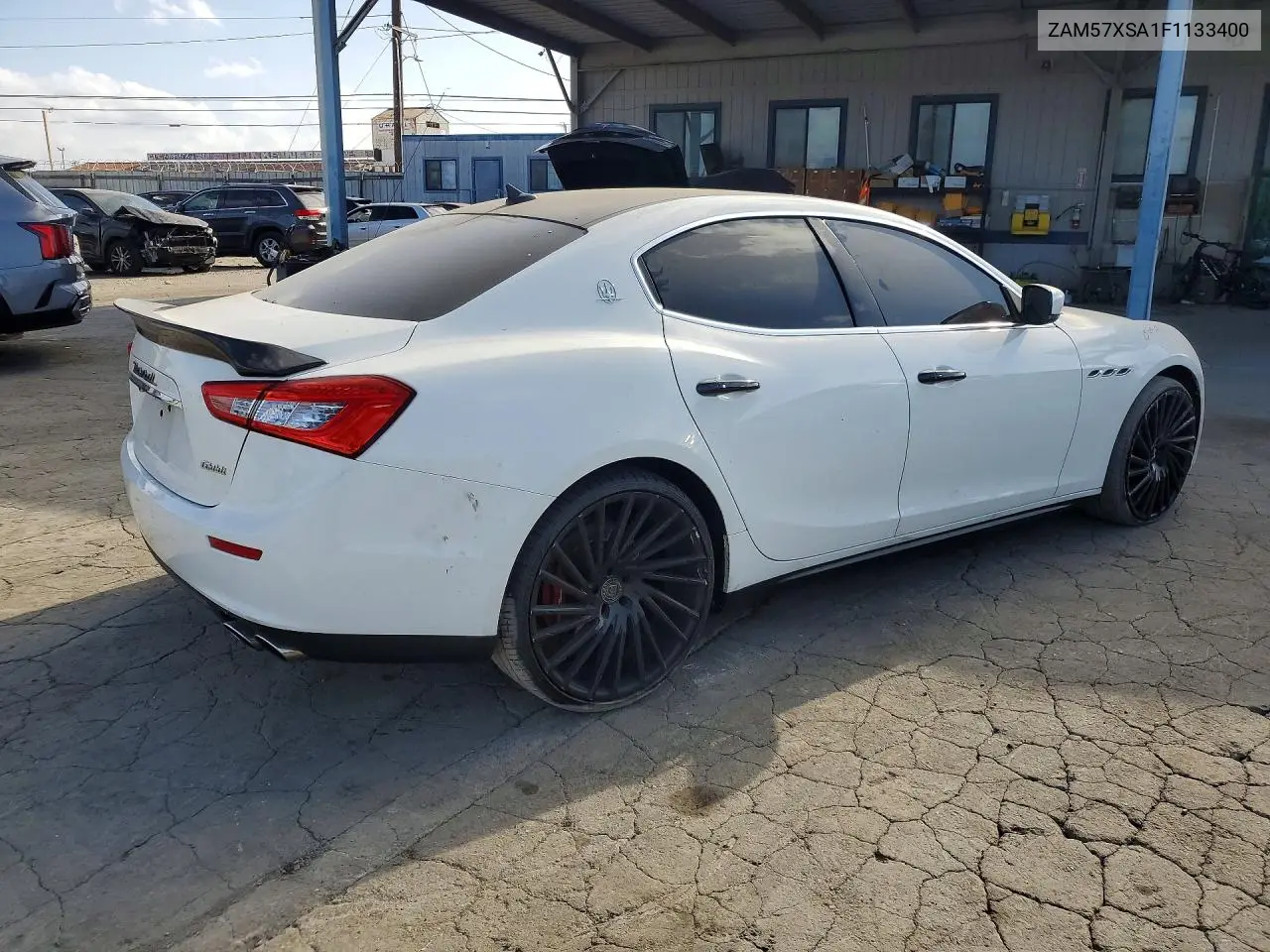 2015 MASERATI GHIBLI VIN ZAM57XSA1F1133400 — фото 3