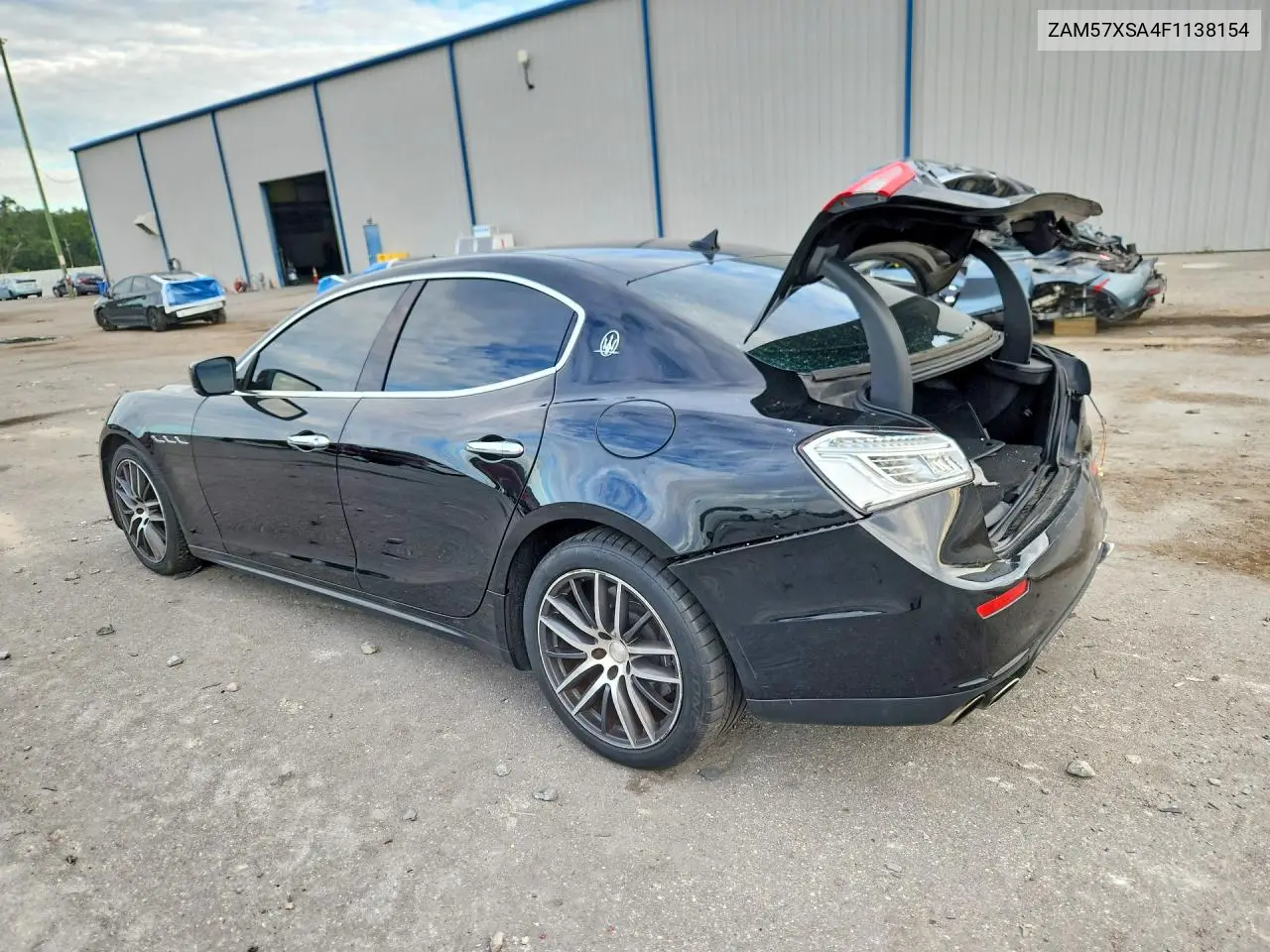2015 MASERATI GHIBLI VIN ZAM57XSA4F1138154 — фото 2
