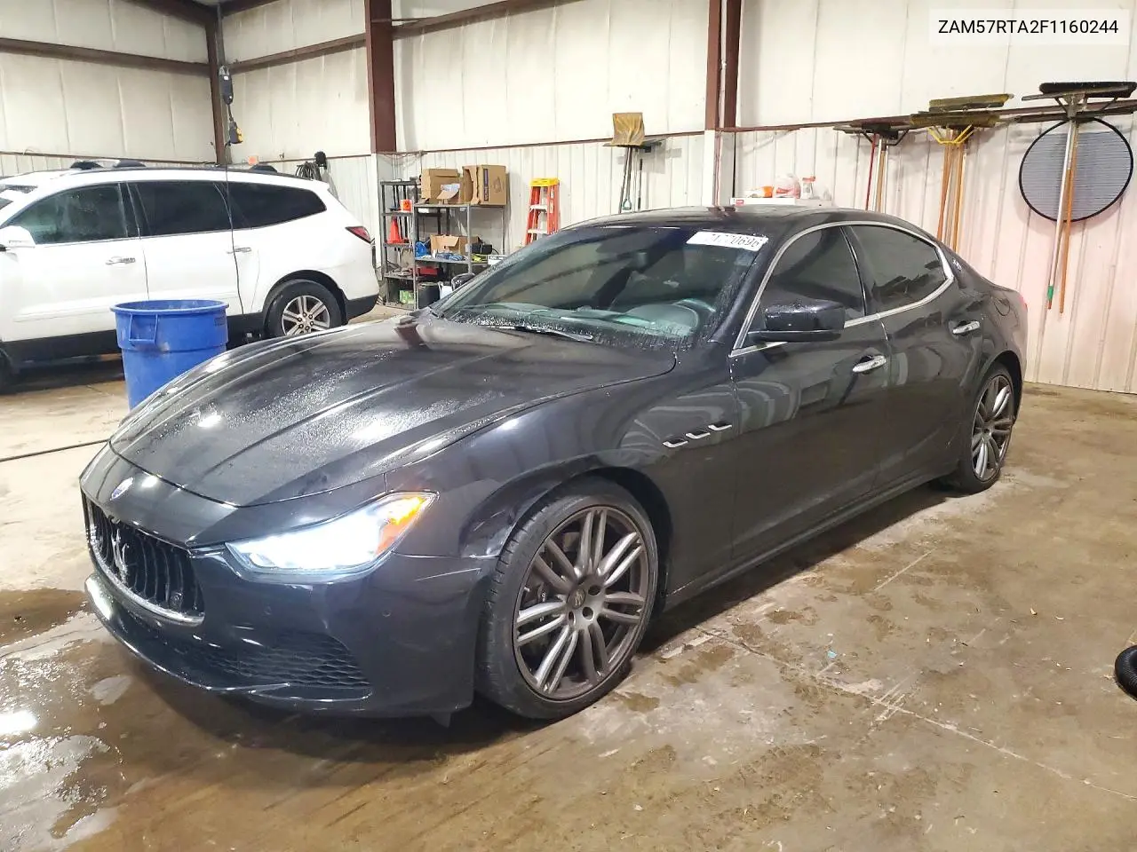 MASERATI GHIBLI 2015, VIN ZAM57RTA2F1160244