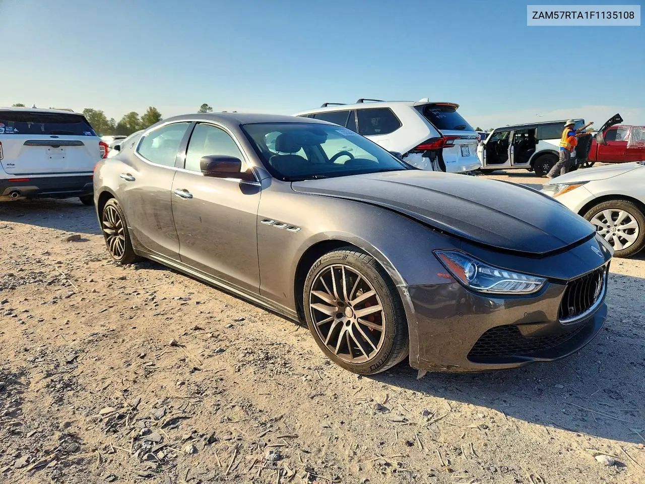 2015 MASERATI GHIBLI VIN ZAM57RTA1F1135108 — фото 4