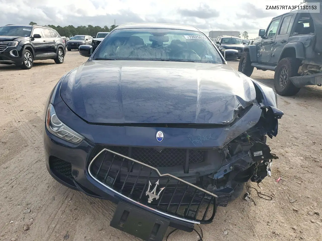 2015 MASERATI GHIBLI VIN ZAM57RTA3F1130153 — фото 5