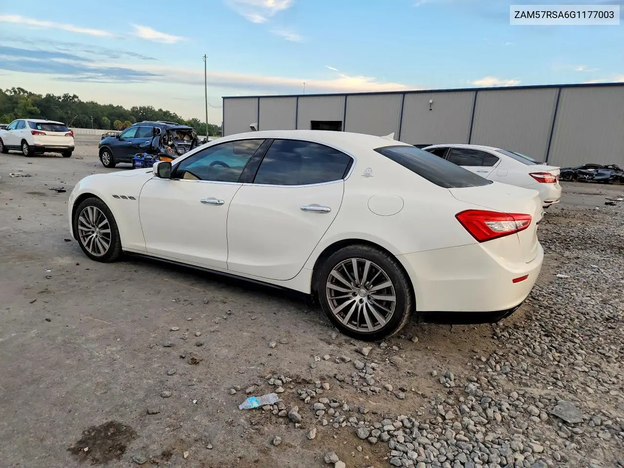 2016 MASERATI GHIBLI VIN ZAM57RSA6G1177003 — фото 2