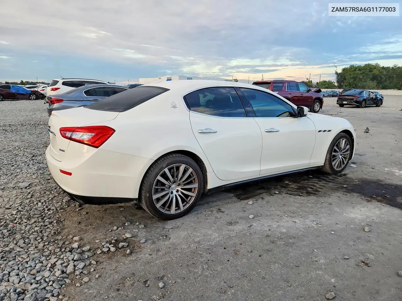2016 MASERATI GHIBLI VIN ZAM57RSA6G1177003 — фото 3