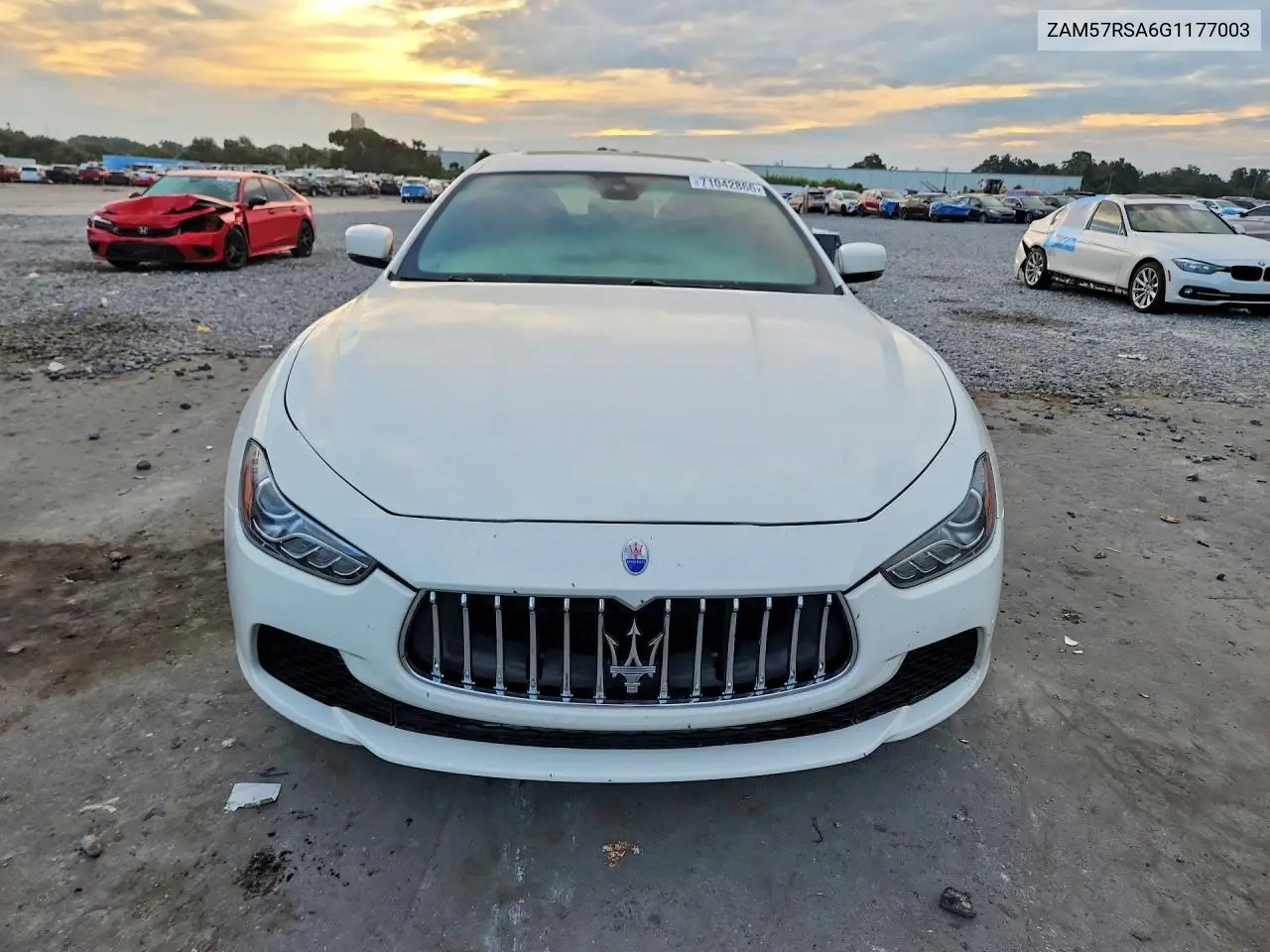 2016 MASERATI GHIBLI VIN ZAM57RSA6G1177003 — фото 5