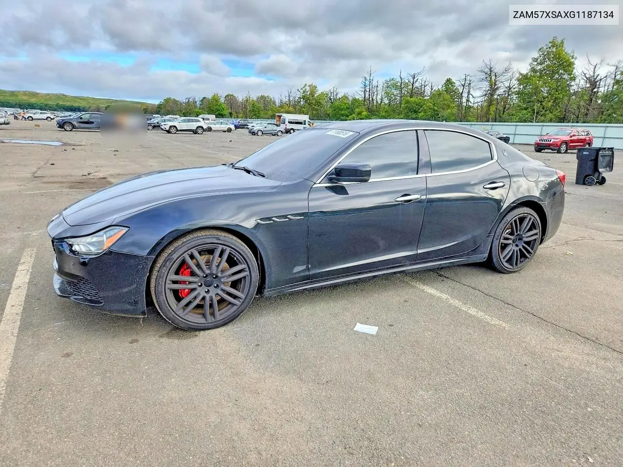MASERATI GHIBLI 2016, VIN ZAM57XSAXG1187134