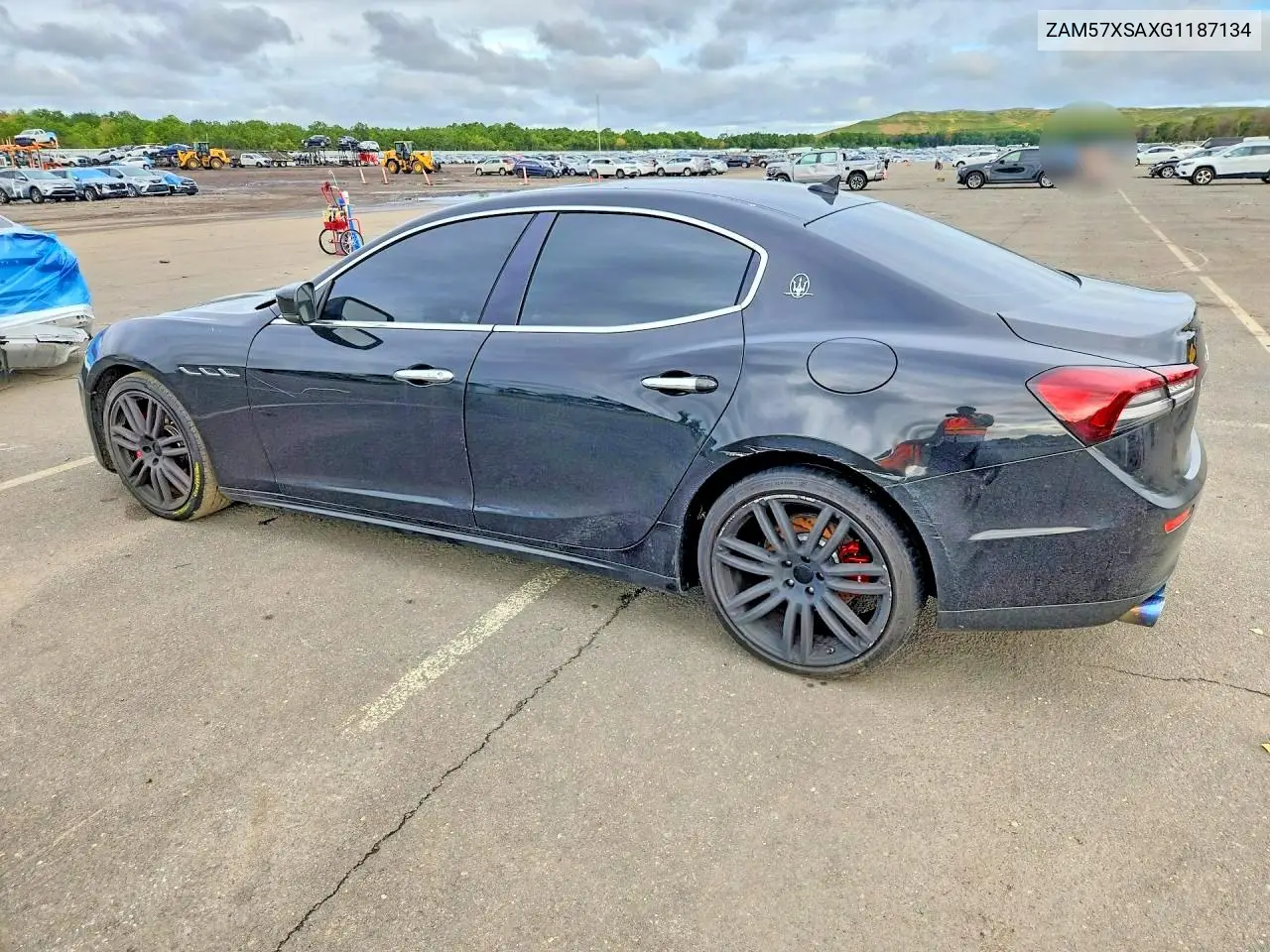 2016 MASERATI GHIBLI VIN ZAM57XSAXG1187134 — фото 2