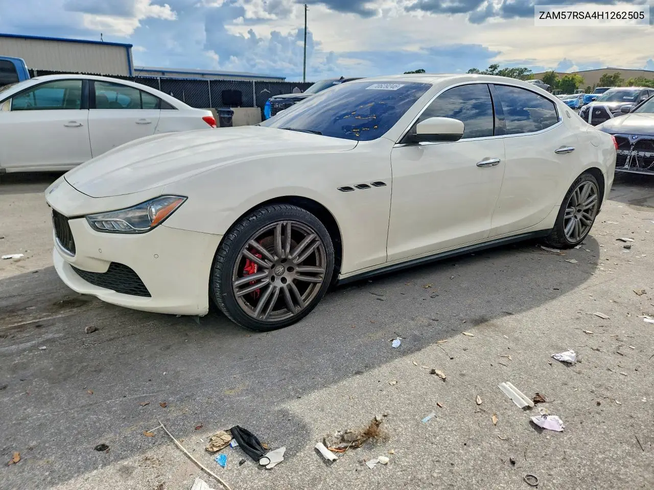 MASERATI GHIBLI 2017, VIN ZAM57RSA4H1262505