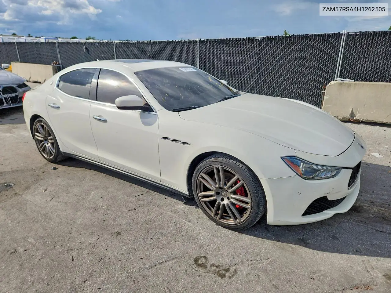 2017 MASERATI GHIBLI VIN ZAM57RSA4H1262505 — фото 4
