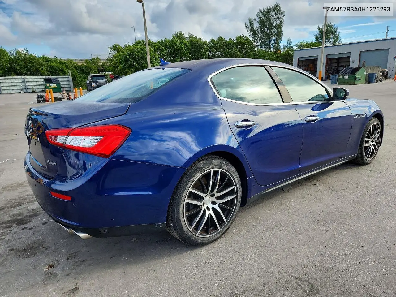 2017 MASERATI GHIBLI VIN ZAM57RSA0H1226293 — фото 3