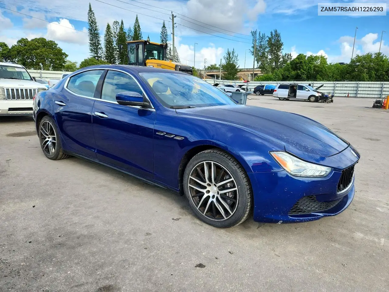 2017 MASERATI GHIBLI VIN ZAM57RSA0H1226293 — фото 4