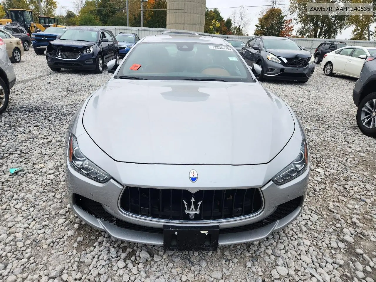 2017 MASERATI GHIBLI VIN ZAM57RTA4H1240535 — фото 5
