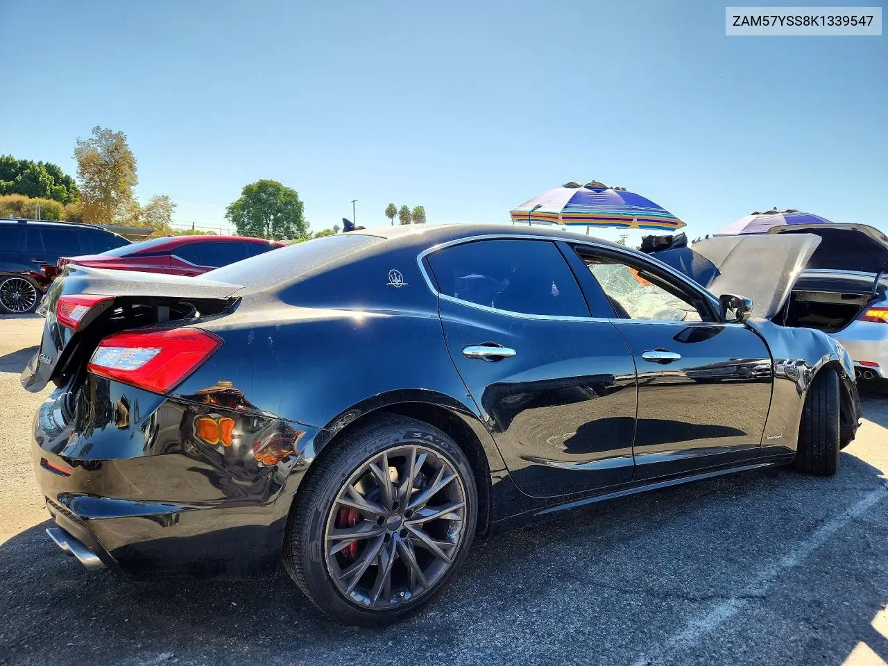 2019 MASERATI GHIBLI VIN ZAM57YSS8K1339547 — фото 3