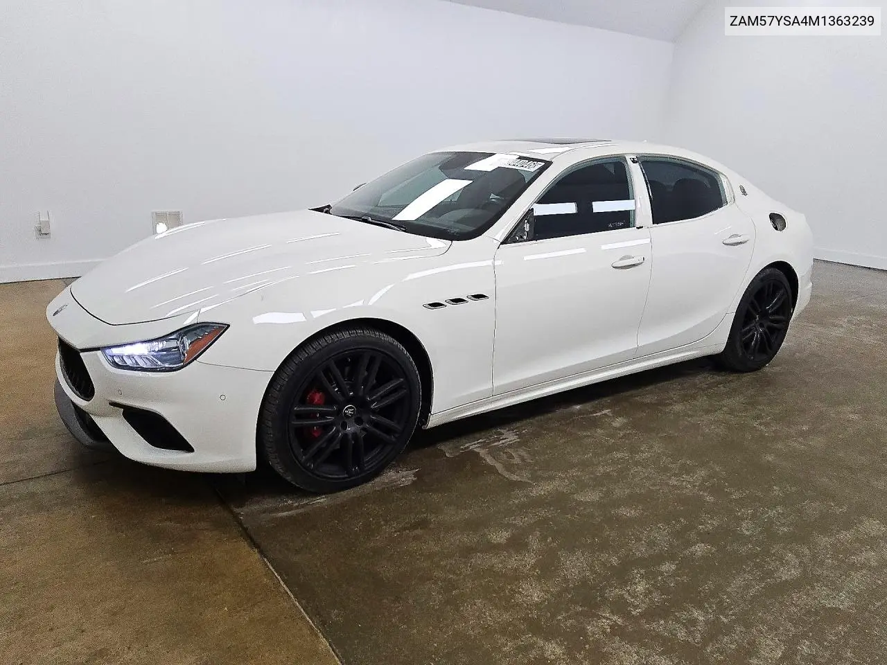 MASERATI GHIBLI 2021, VIN ZAM57YSA4M1363239