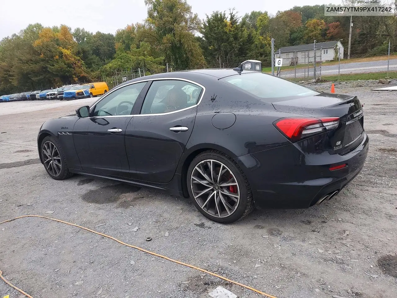 2023 MASERATI GHIBLI VIN ZAM57YTM9PX417242 — фото 2