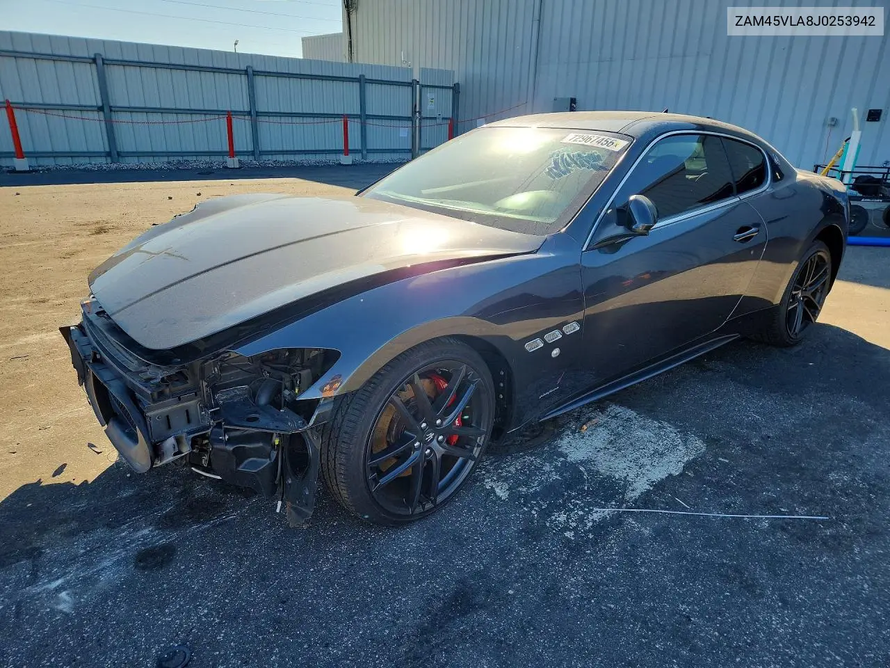 MASERATI GRANTURISMO 2018, VIN ZAM45VLA8J0253942