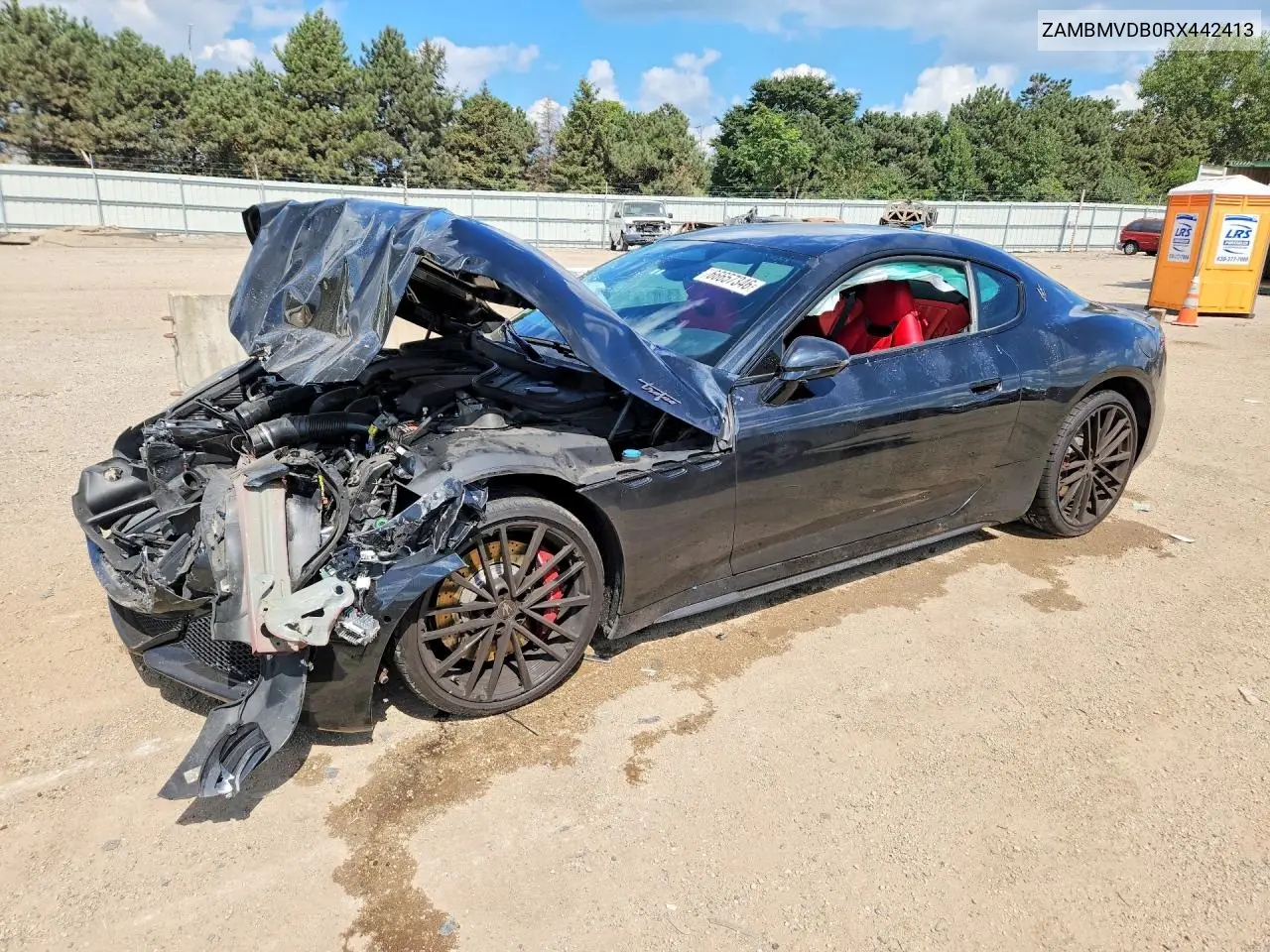 MASERATI GRANTURISMO 2024, VIN ZAMBMVDB0RX442413